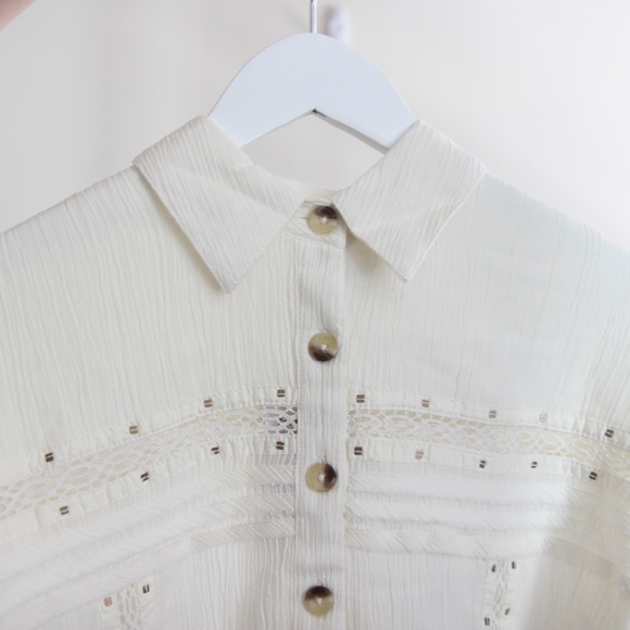 NWT Free People Summer Stars Button down Small - Picture 6 of 8